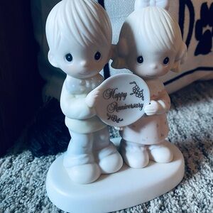Precious Moments Anniversary Figurine - White and Cream